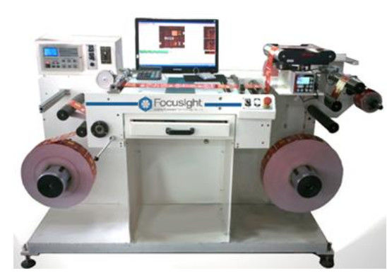 CCD 카메라 330mm 너비 인쇄 라벨 검사 기계